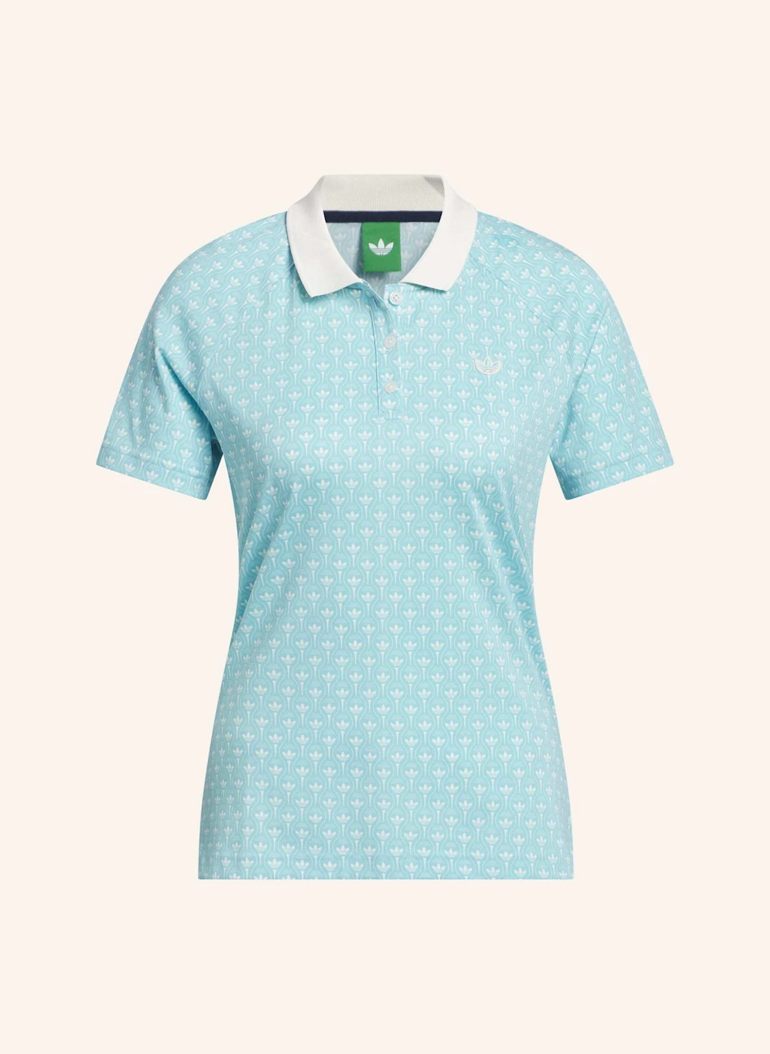 adidas ORIGINALS ALL OVER TREFOIL POLOSHIRT