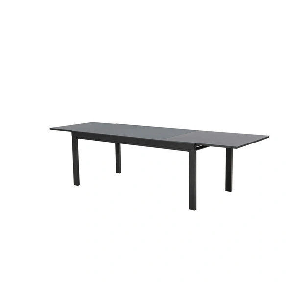 Ausziehtisch, BxHxL: 200 x 78 x 94,5 cm, anthrazit