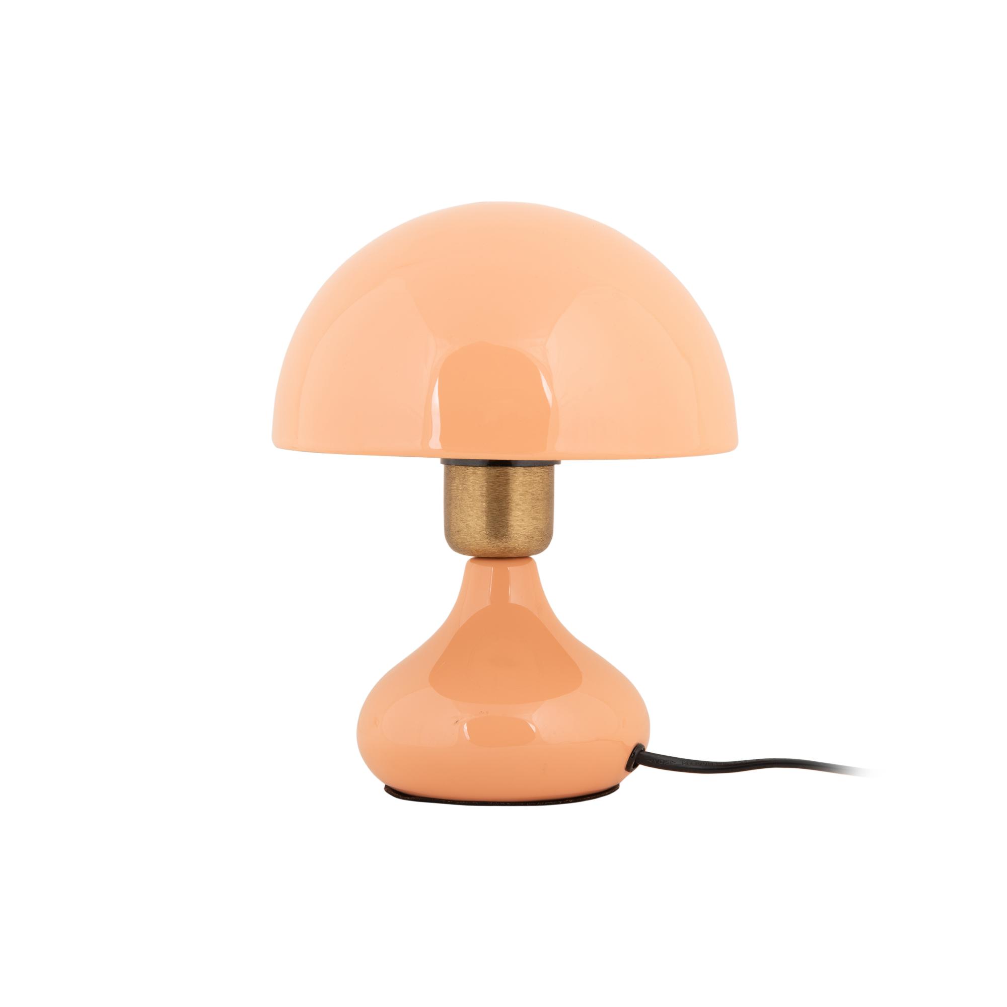 Leitmotiv tafellamp Binc - oranje - 17.5x17.5x23cm - Paddenstoellamp