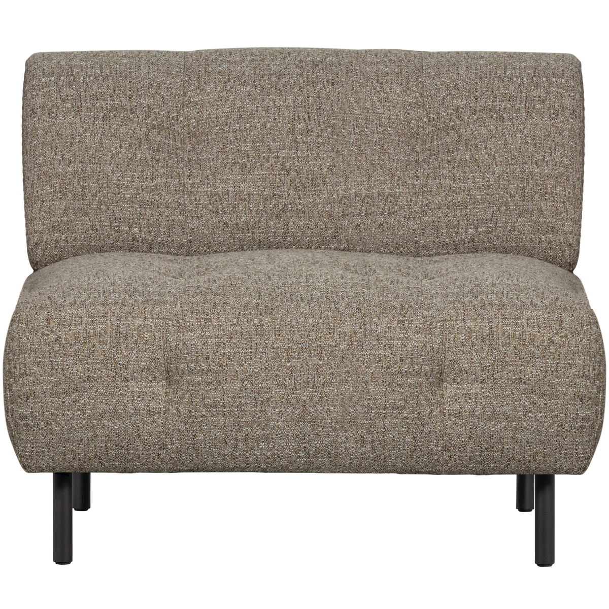 WOOOD fauteuil Lloyd - Polyester - Bruin Melange - 75x90x90