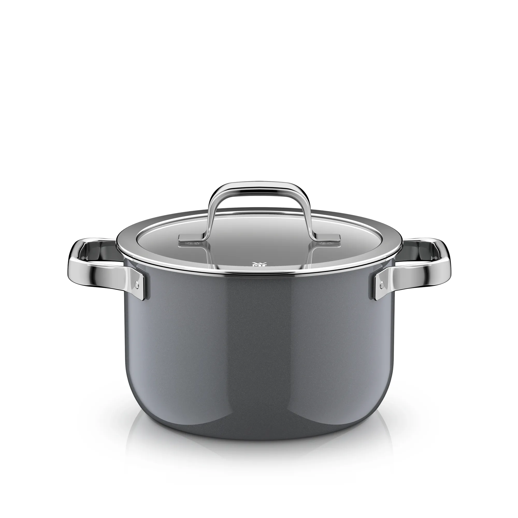 Fusiontec Mineral Pro, Soup Pot With Lid, 20 cm, Platinum