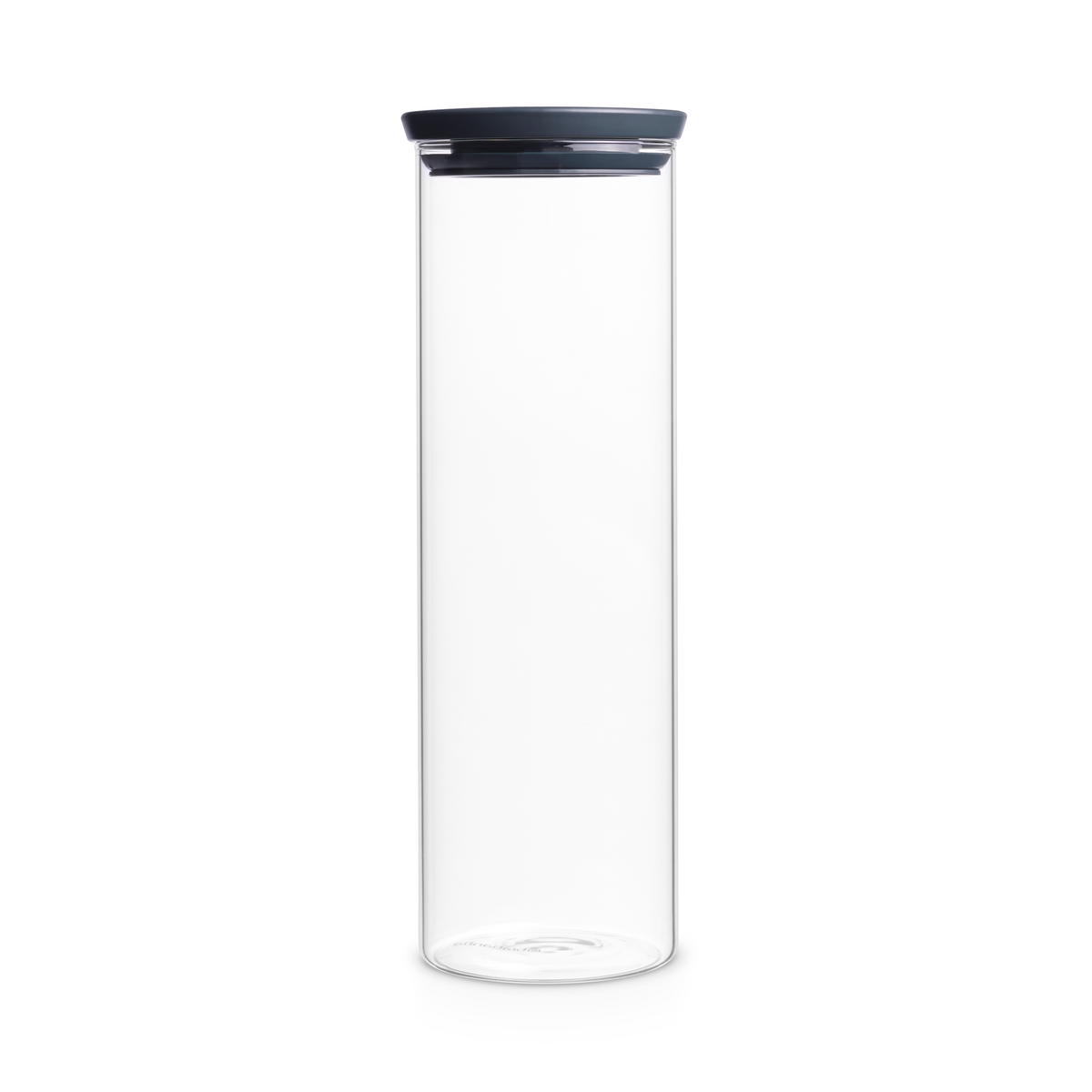 Brabantia Stapelbare glazen voorraadbus, 1,9 liter - Transparent