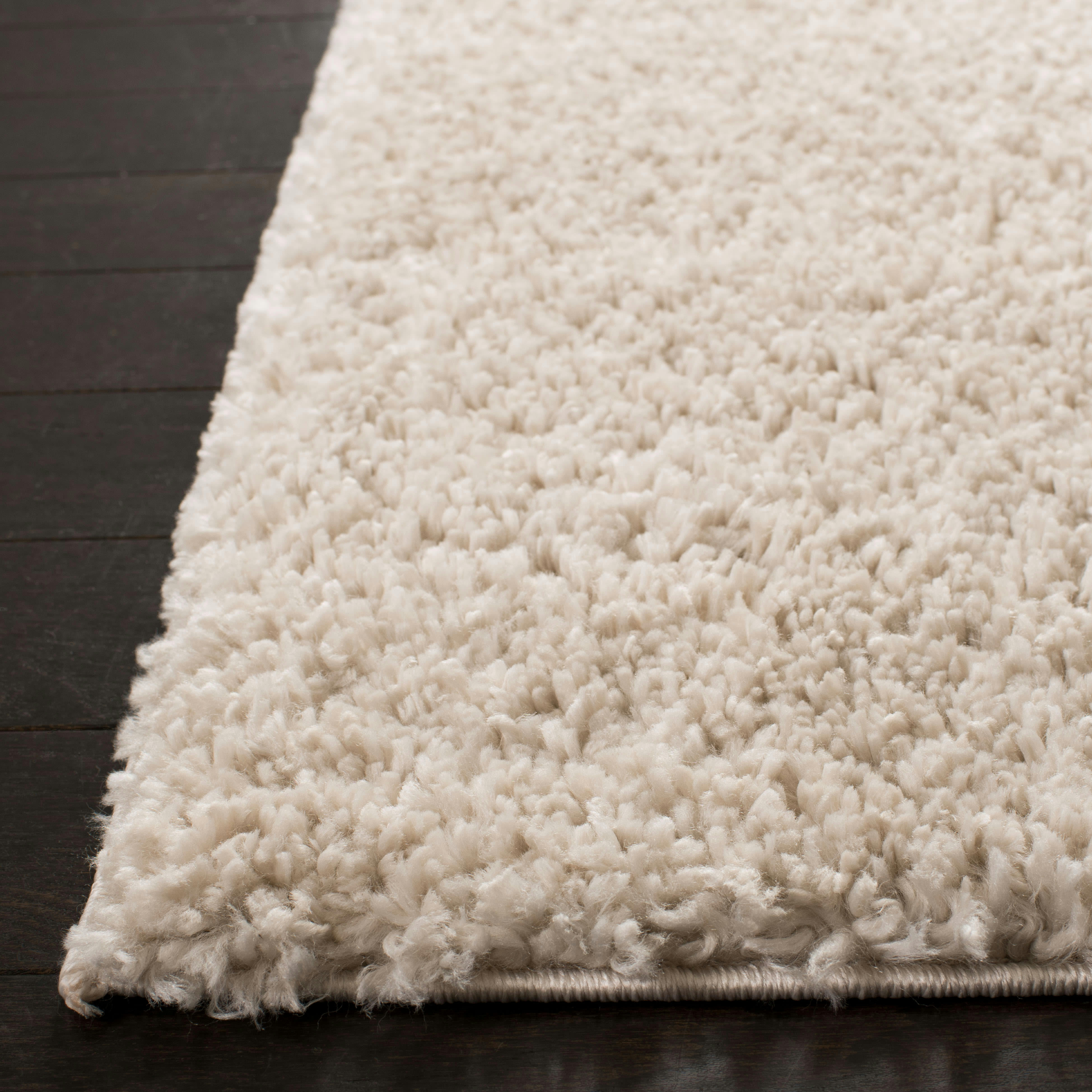 AUGUST SHAG - Tapis de salon interieur hirsute en beige, 183 x 274 cm