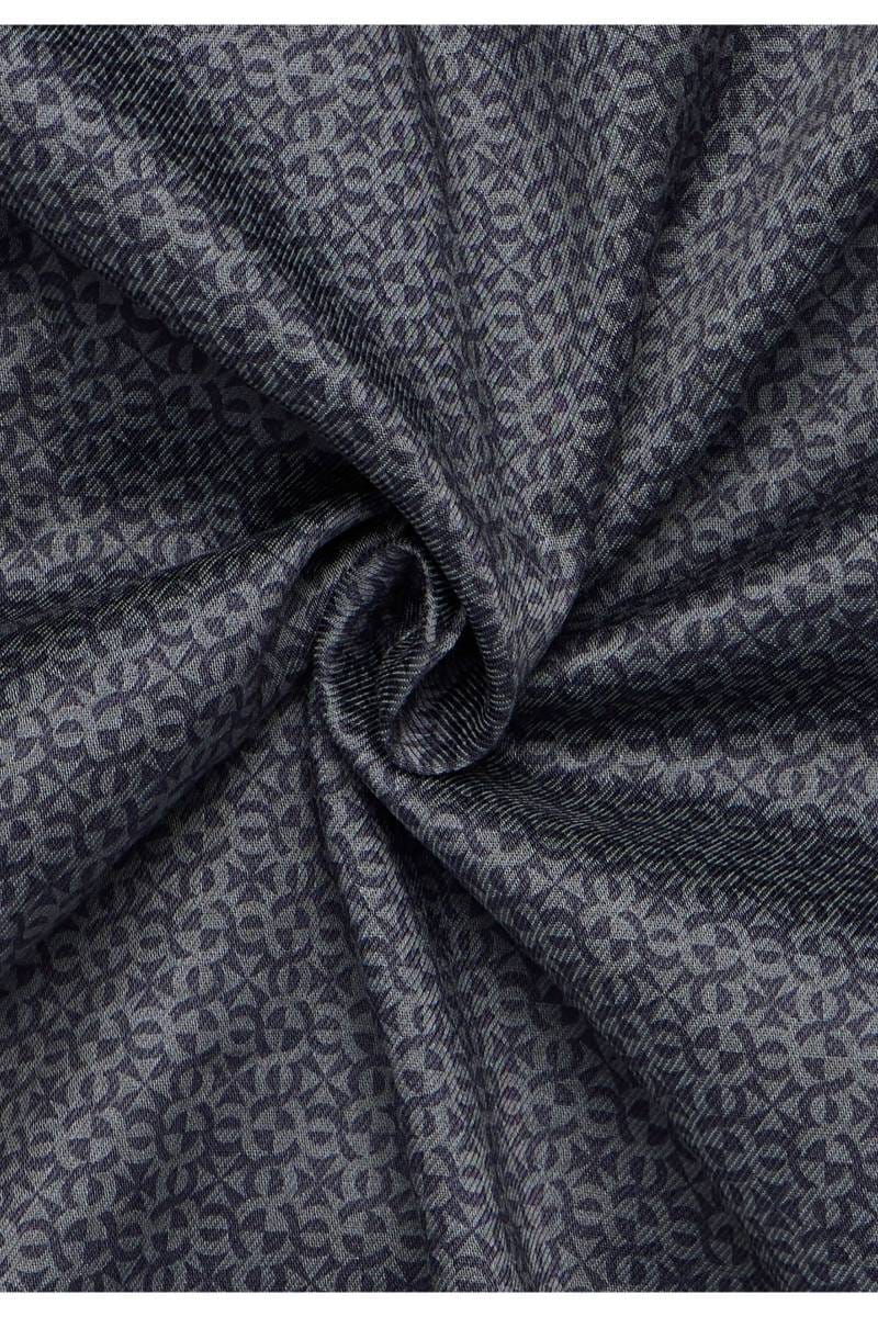 ETERNA Performance Modern Fit Tencel Hemd silber, Bedruckt