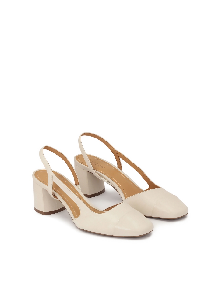 Cream pumps with cut-out upper