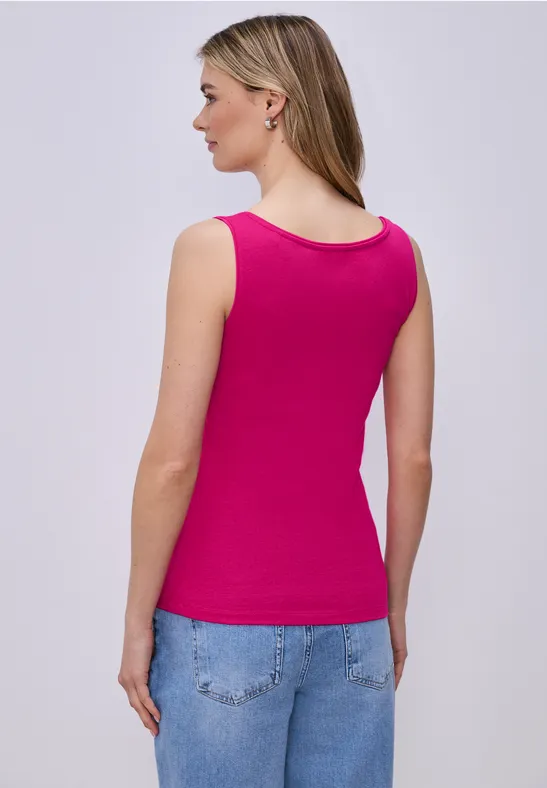 Basic Top mit Rundhals aus Jersey