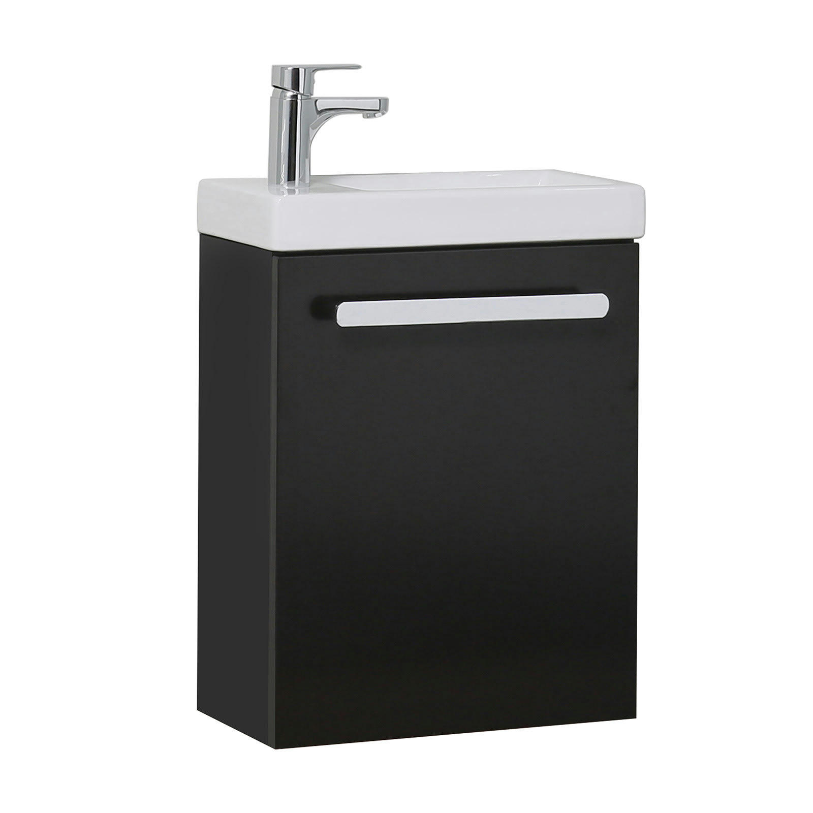 NEVADA - Meuble lave-mains  Noir carbone