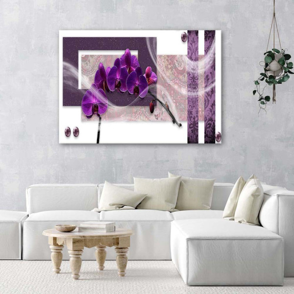 Feeby Obraz na płótnie Purpurowy storczyk 60x40