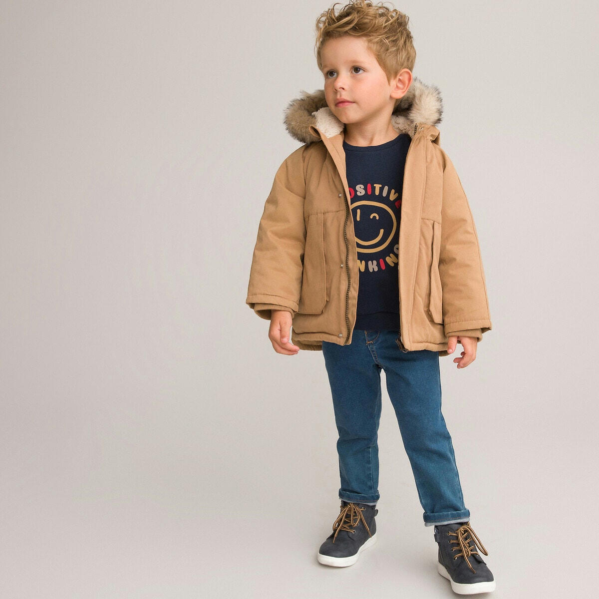 Doudoune chaude à capuche