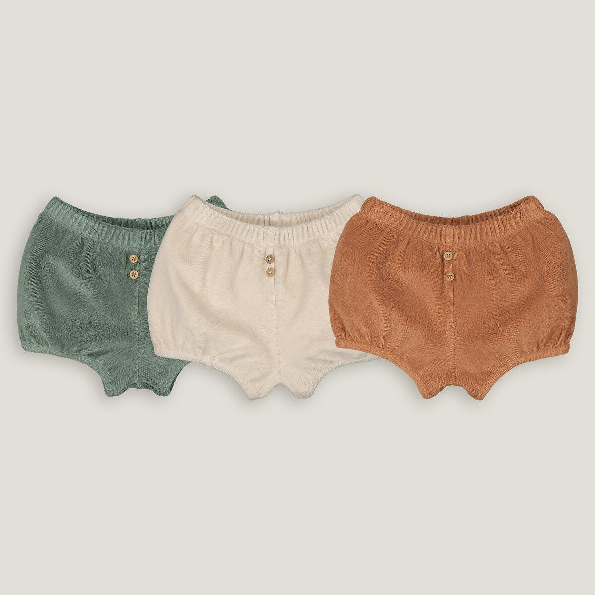 Lot de 3 bloomers en éponge