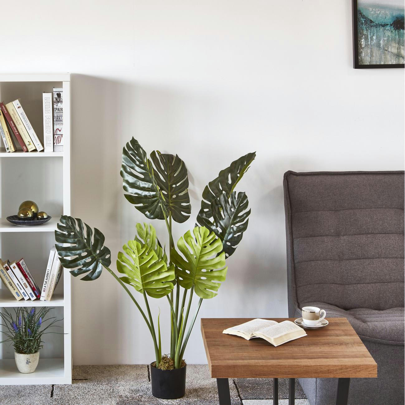 ONNO - Plante artificielle polyethylène vert H110cm