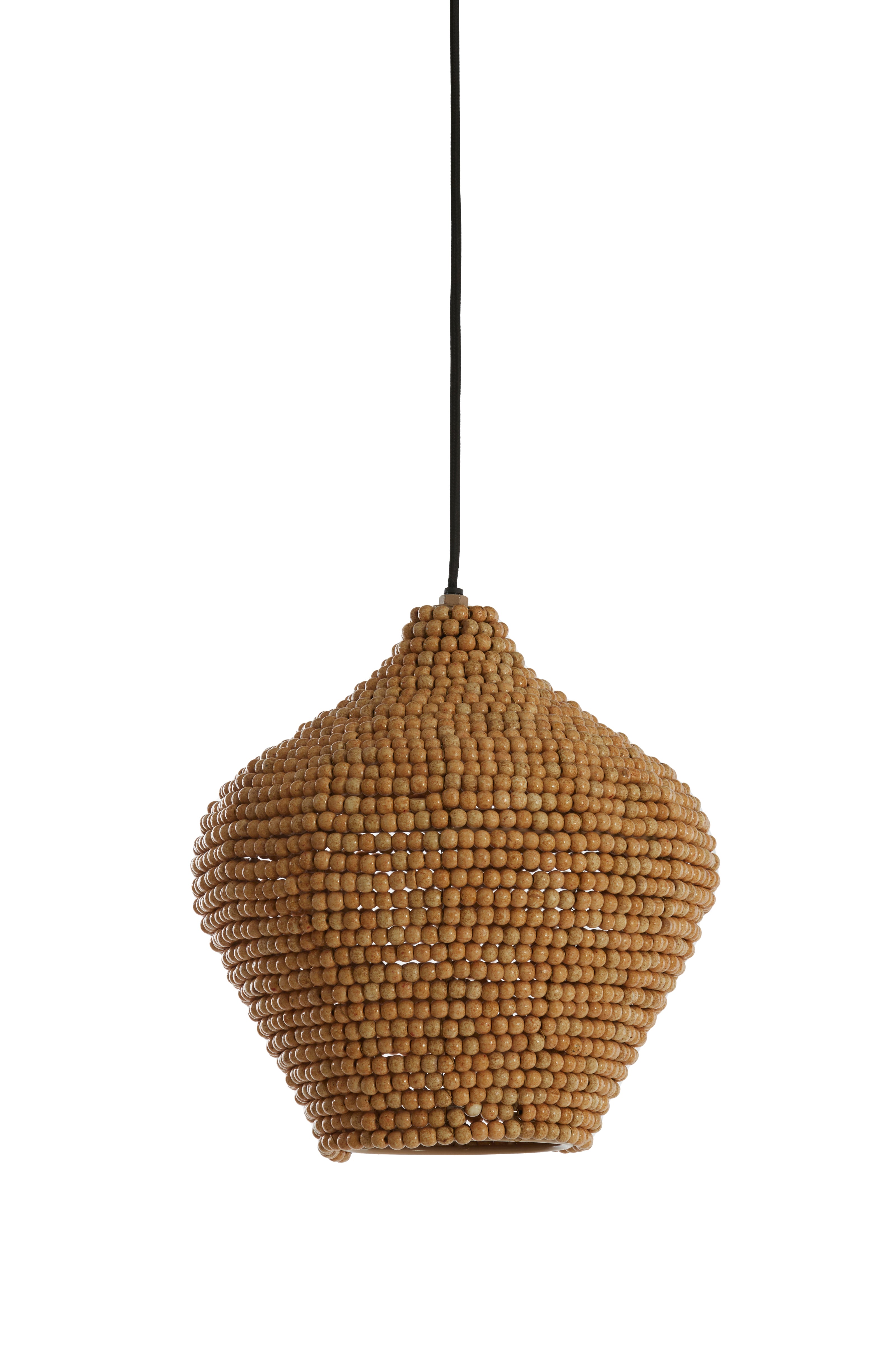 Light & Living hanglamp KALENGA - Ø28x30cm - bruin