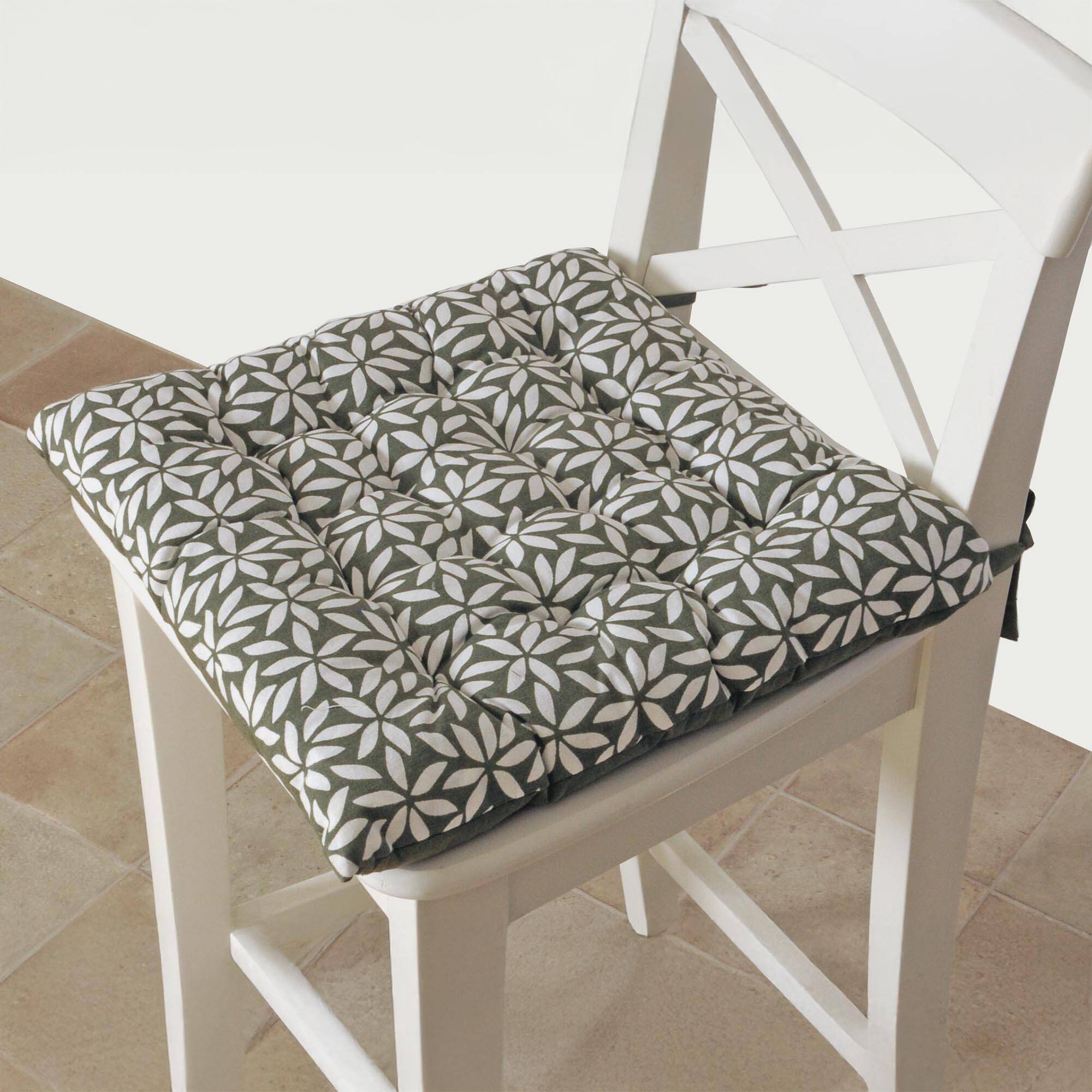 Galette de chaise réversible - lot de 2