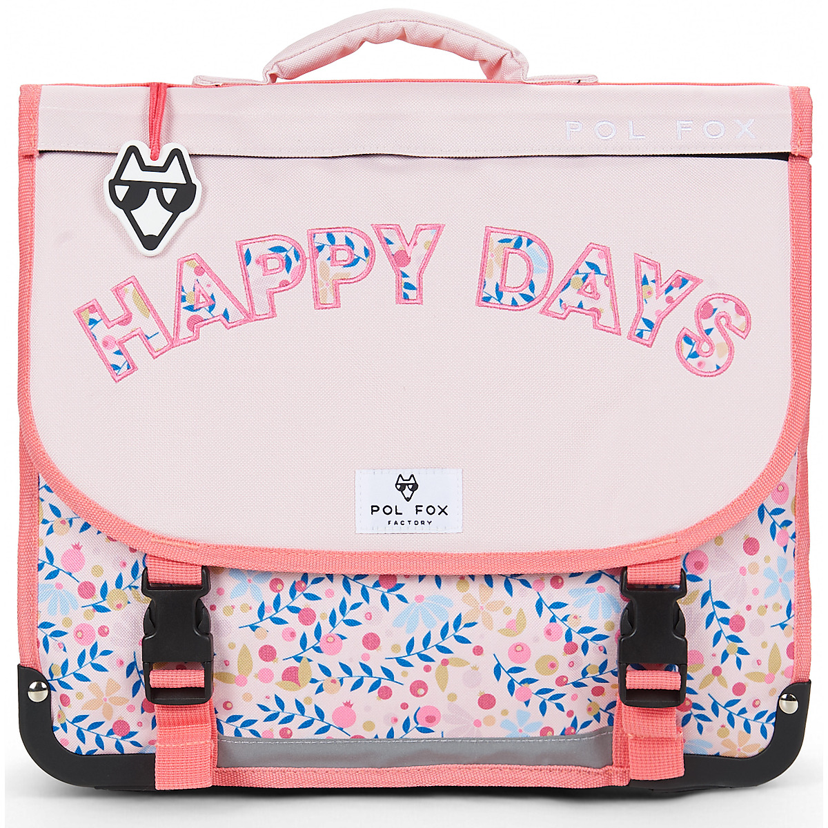 Pol Fox - CARTABLE 38 CM HAPPY BLUSH - Pink