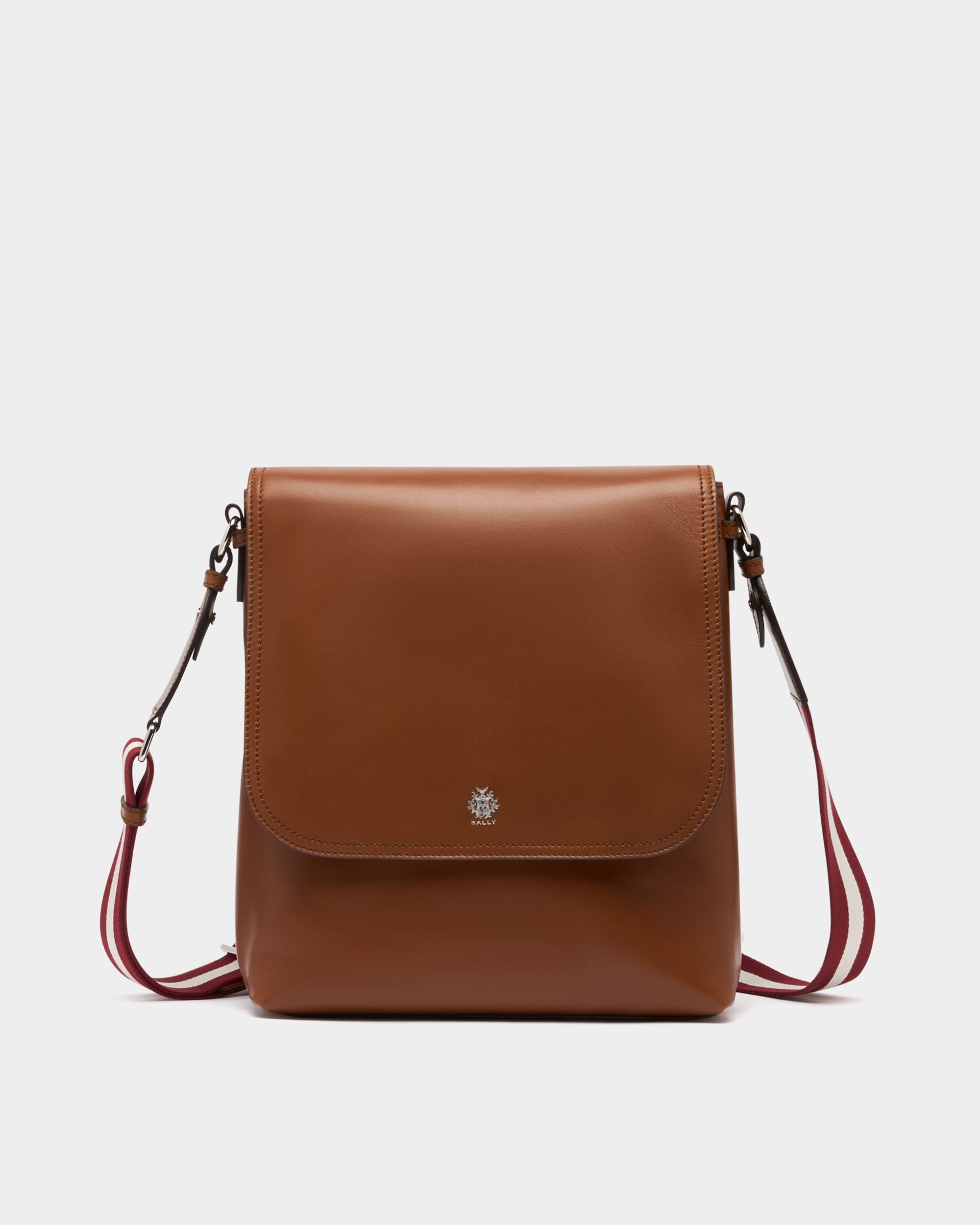 Ray Umhängetasche aus Leder in Amber Brown