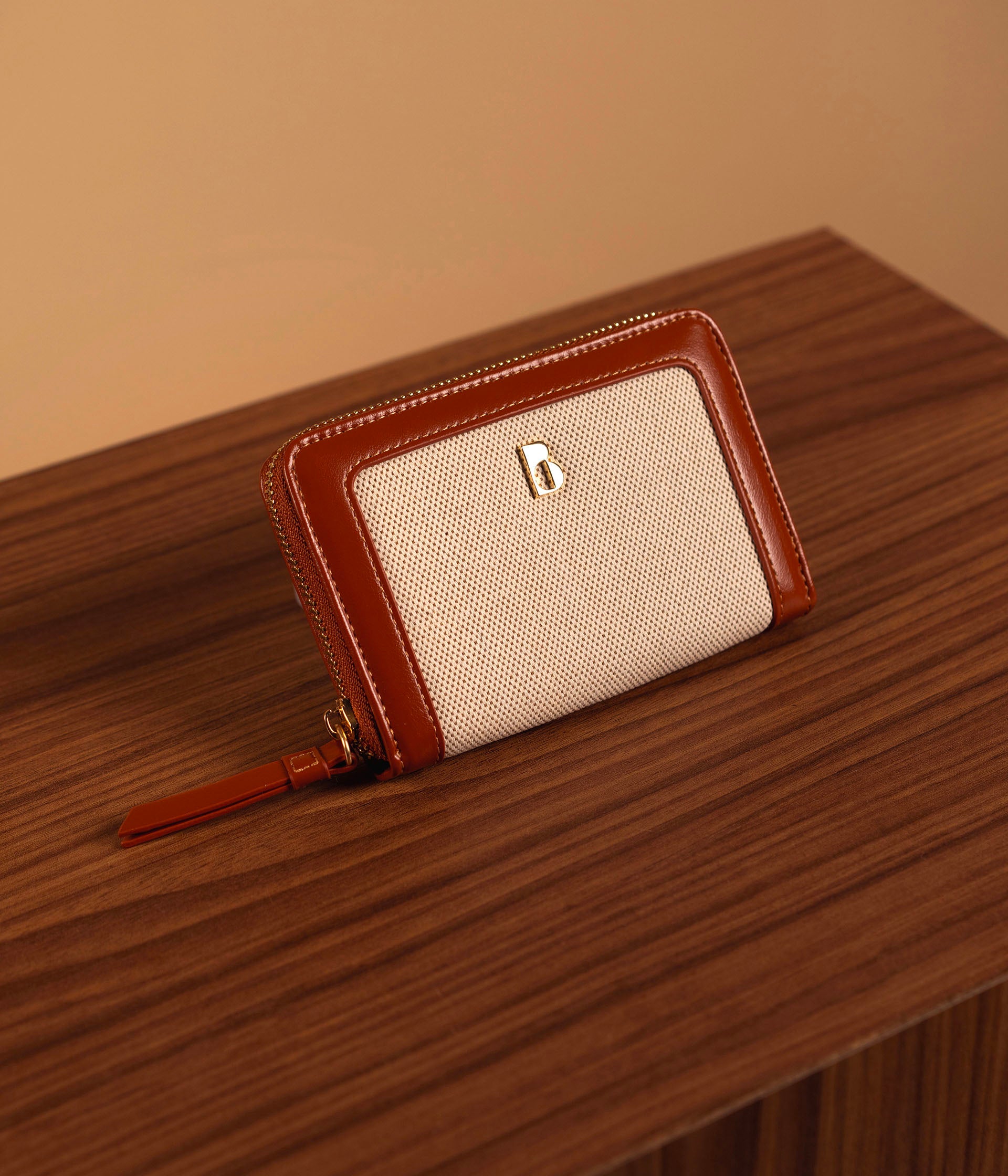 Portefeuille Julian beige