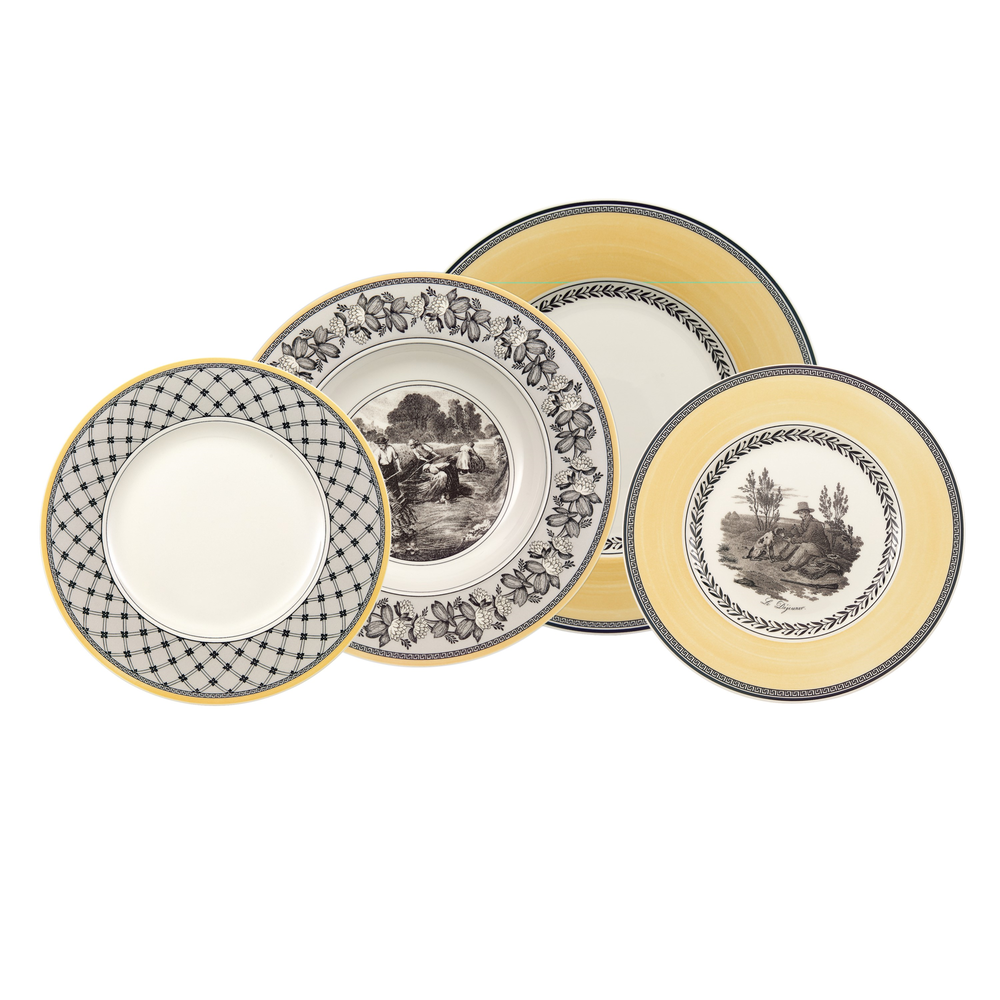 Audun Dinnerware set - Multi-colored, Premium Porcelain