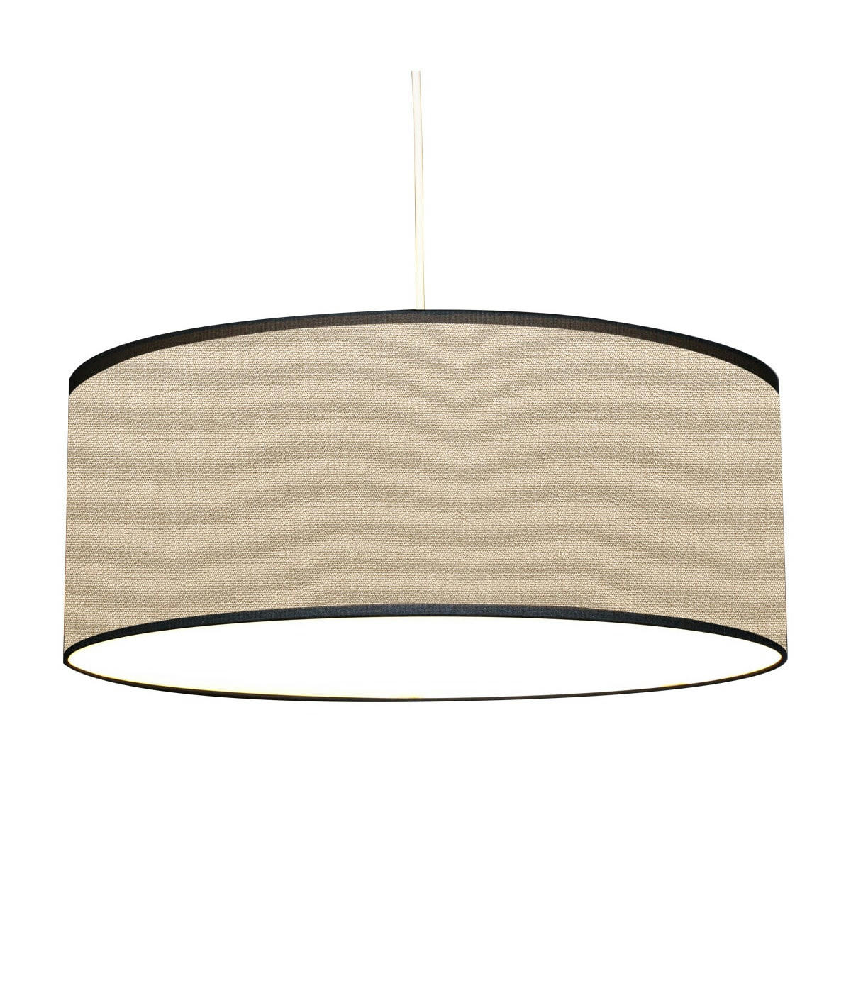 COTON - Suspension imprimé Effet coton Taupe D: 50 x H: 22