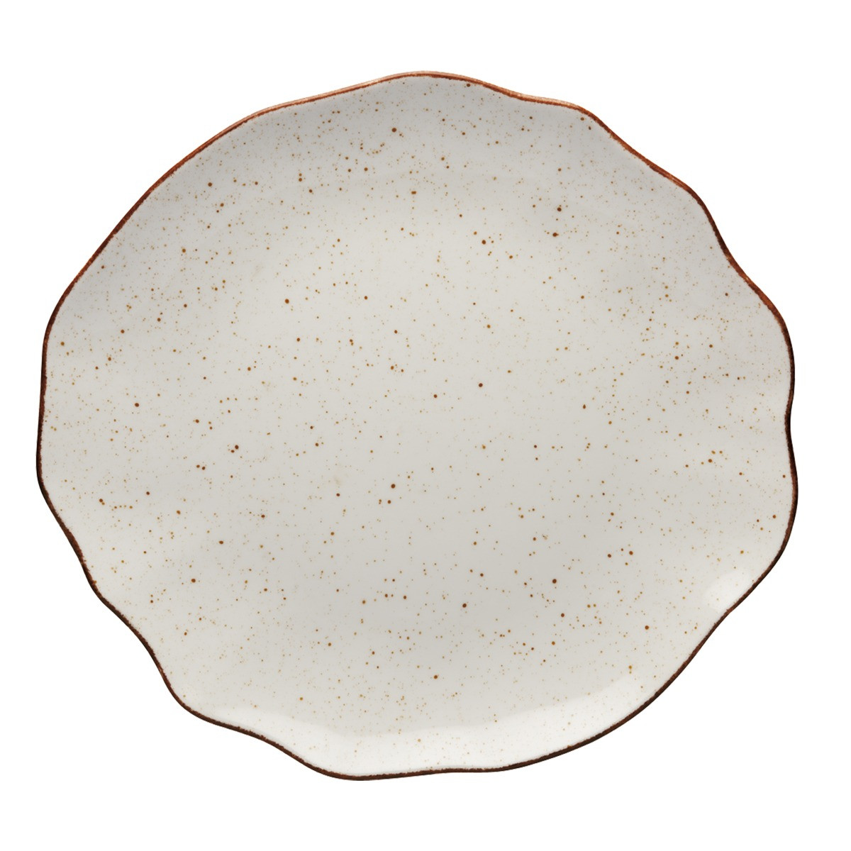 Talerz płytki 33 cm Stone Age beżowy LB25 (6833)