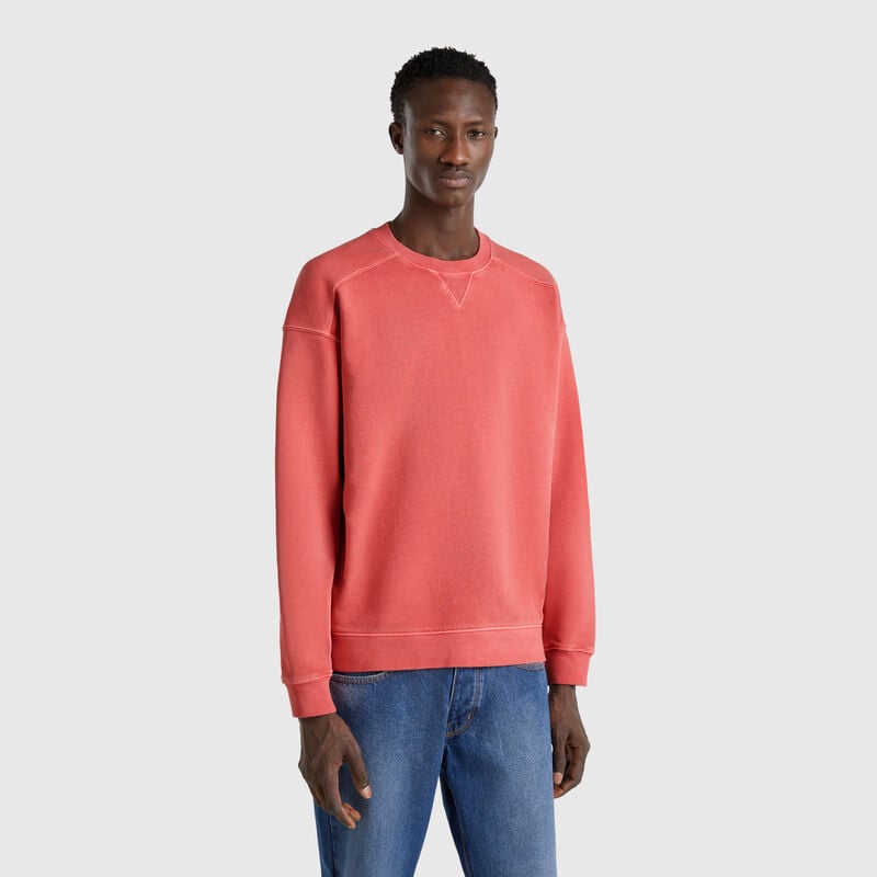 Sweatshirt in cotton