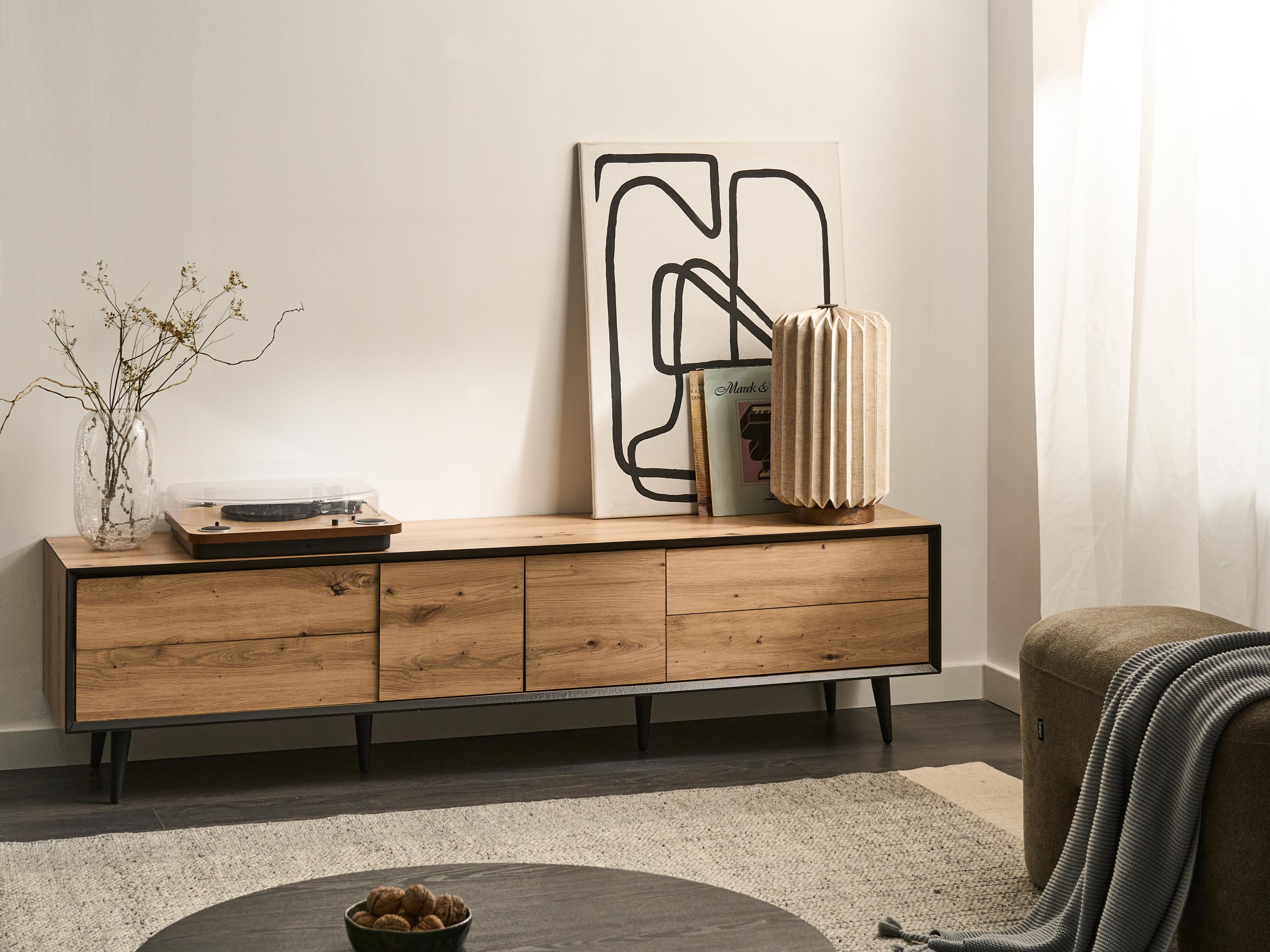 TV Stand SILVERTON Light Brown