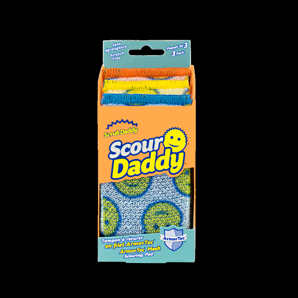 Scour Daddy Scratch-Free Scouring Pad, 3-pk