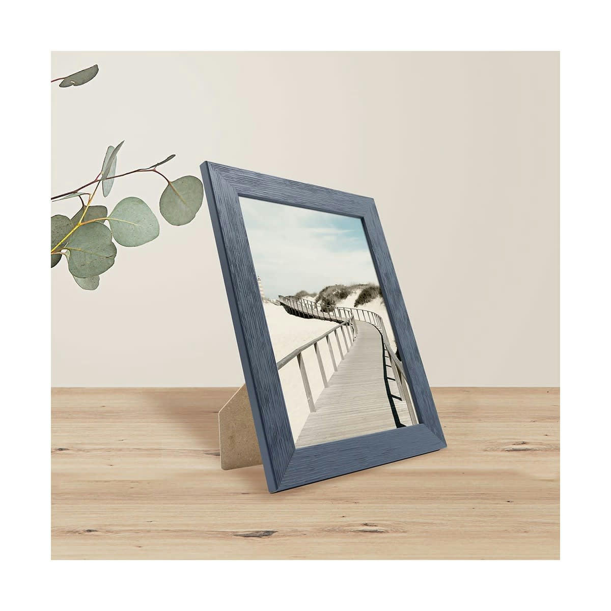 KARMA - Cadre photo gris bleuté 18x24 cm bois reconstitué fsc