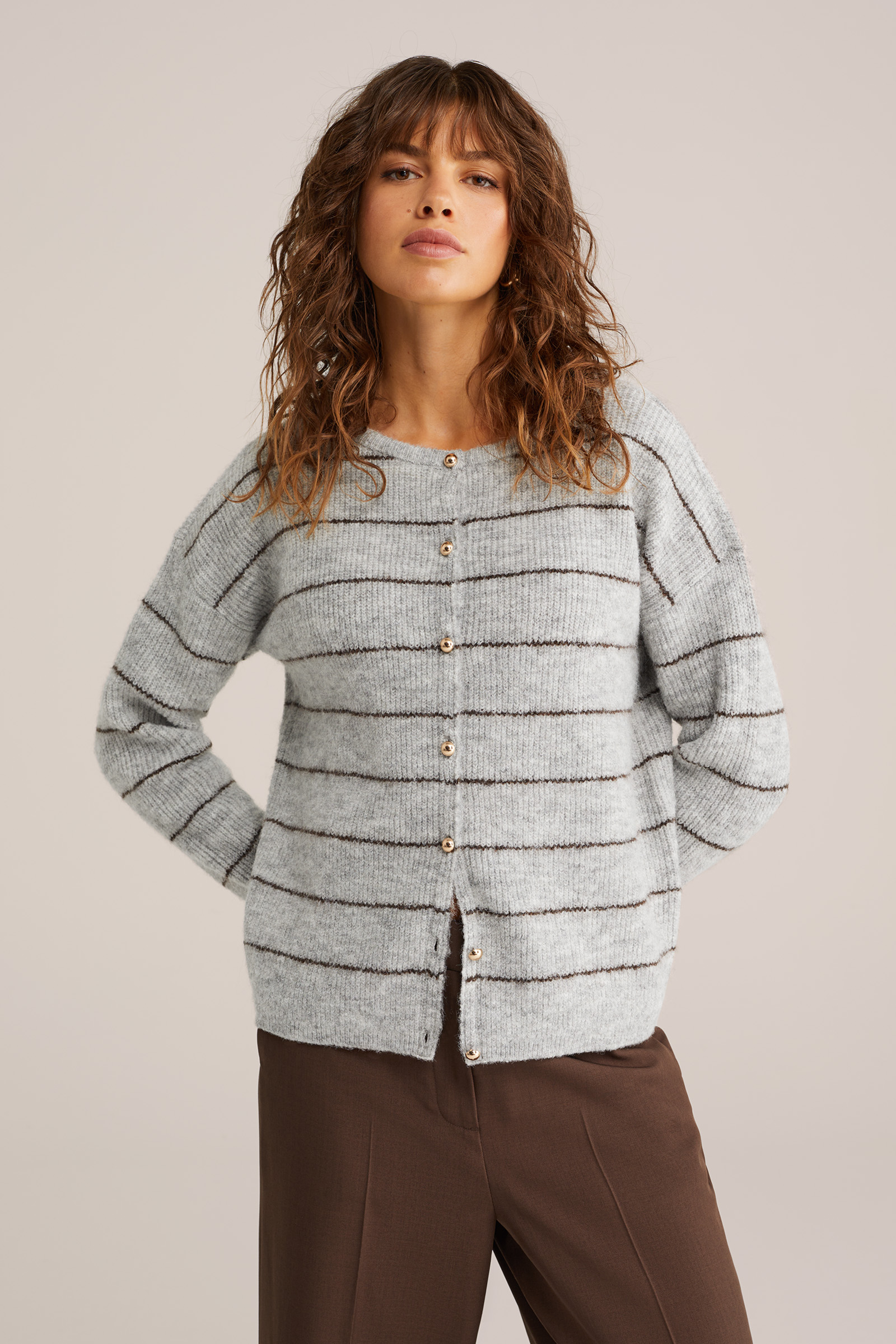 Dames vest van wolmix