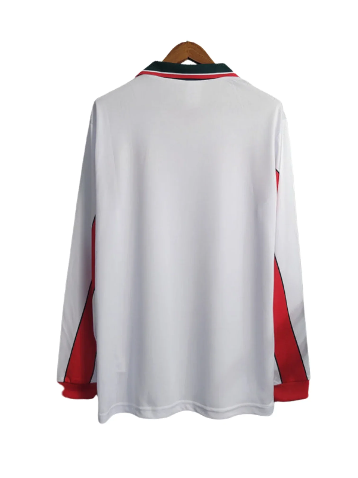 Morocco 1998 Away White Retro Jersey - Long Sleeve