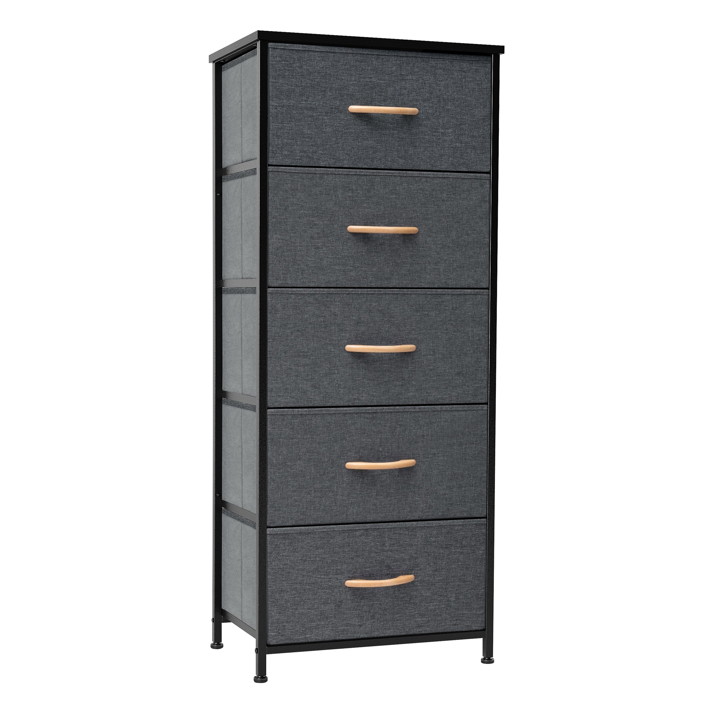 Crestlive Products Household 5-Drawer Vertical Dresser Storage Chest