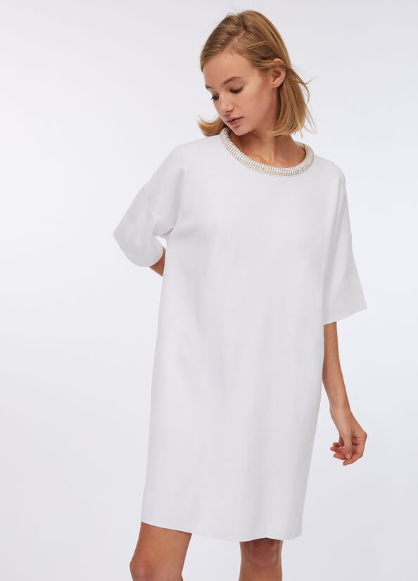 Abito corto in maglia