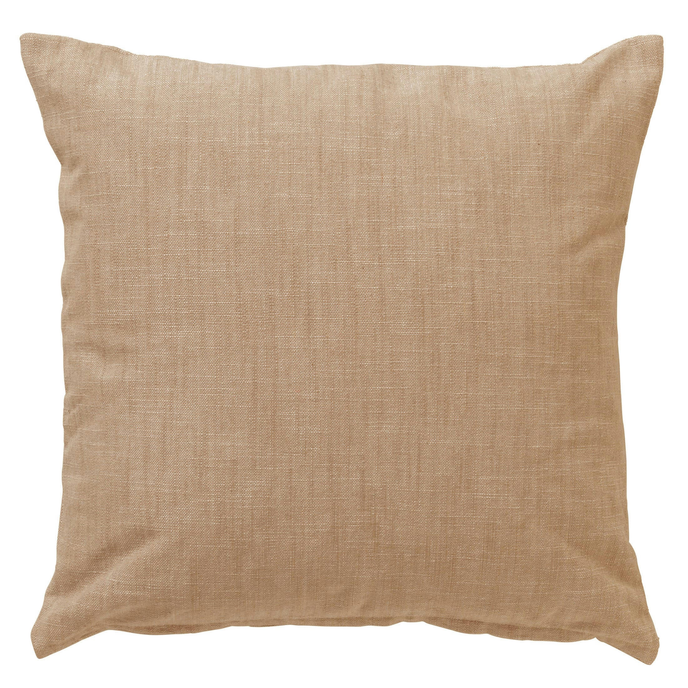 - Coussin - marron en coton 45x45 cm uni