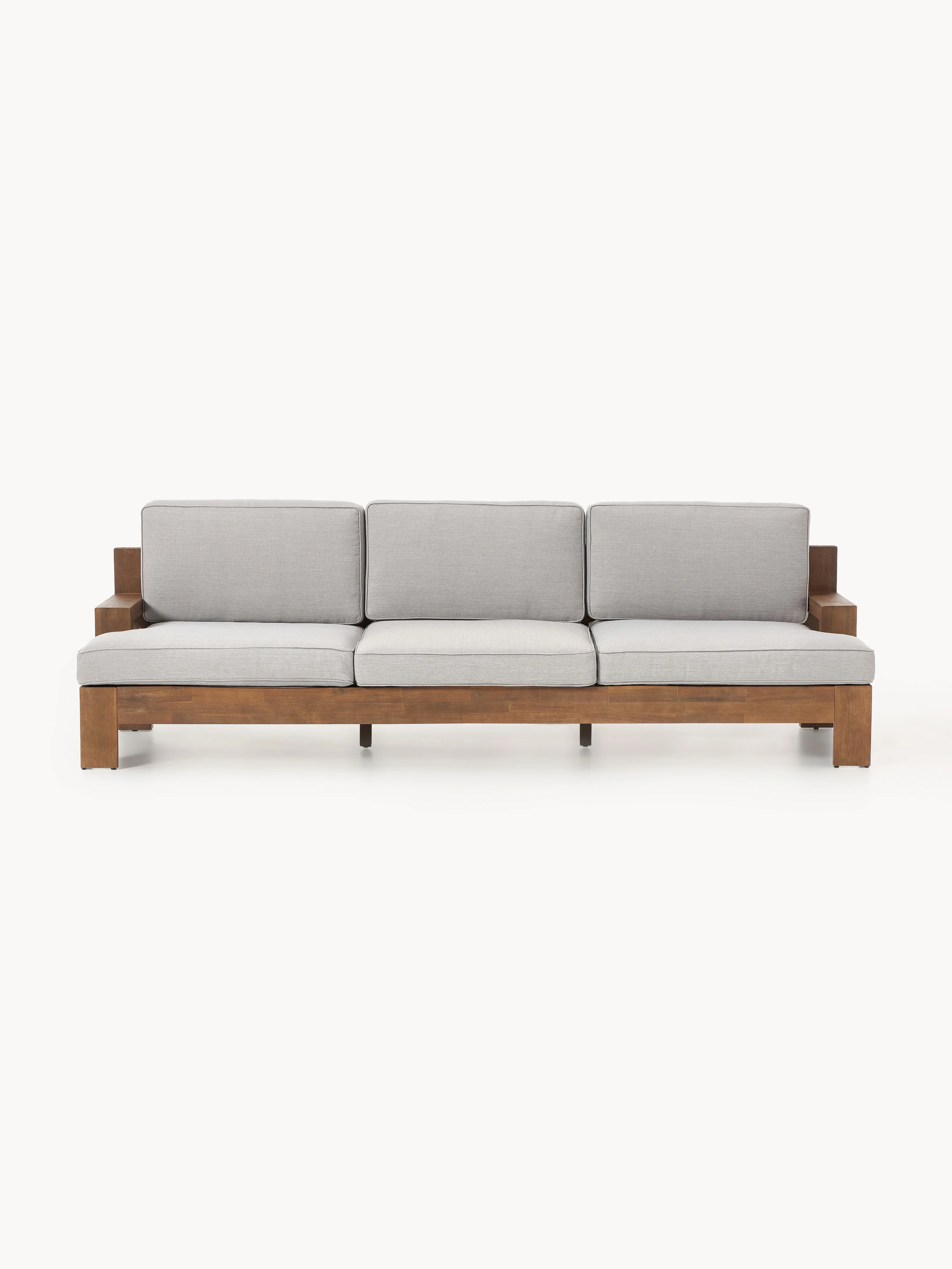 Garten-Loungesofa Joshua (3-Sitzer) aus Akazienholz