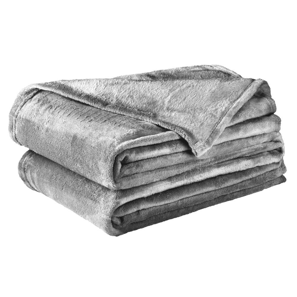 Plaid gris foncé uni