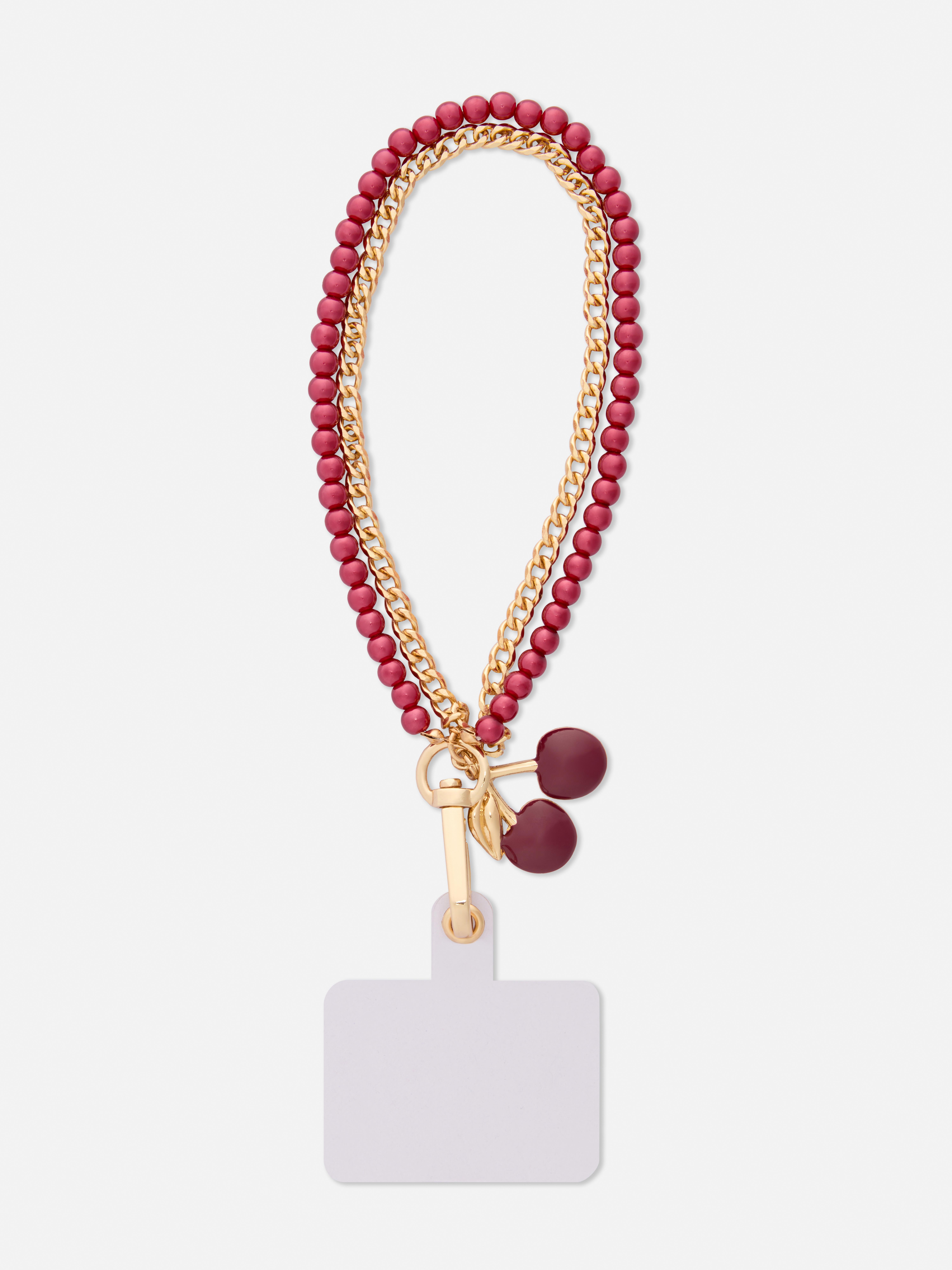 Lanyard With Cherry Charm