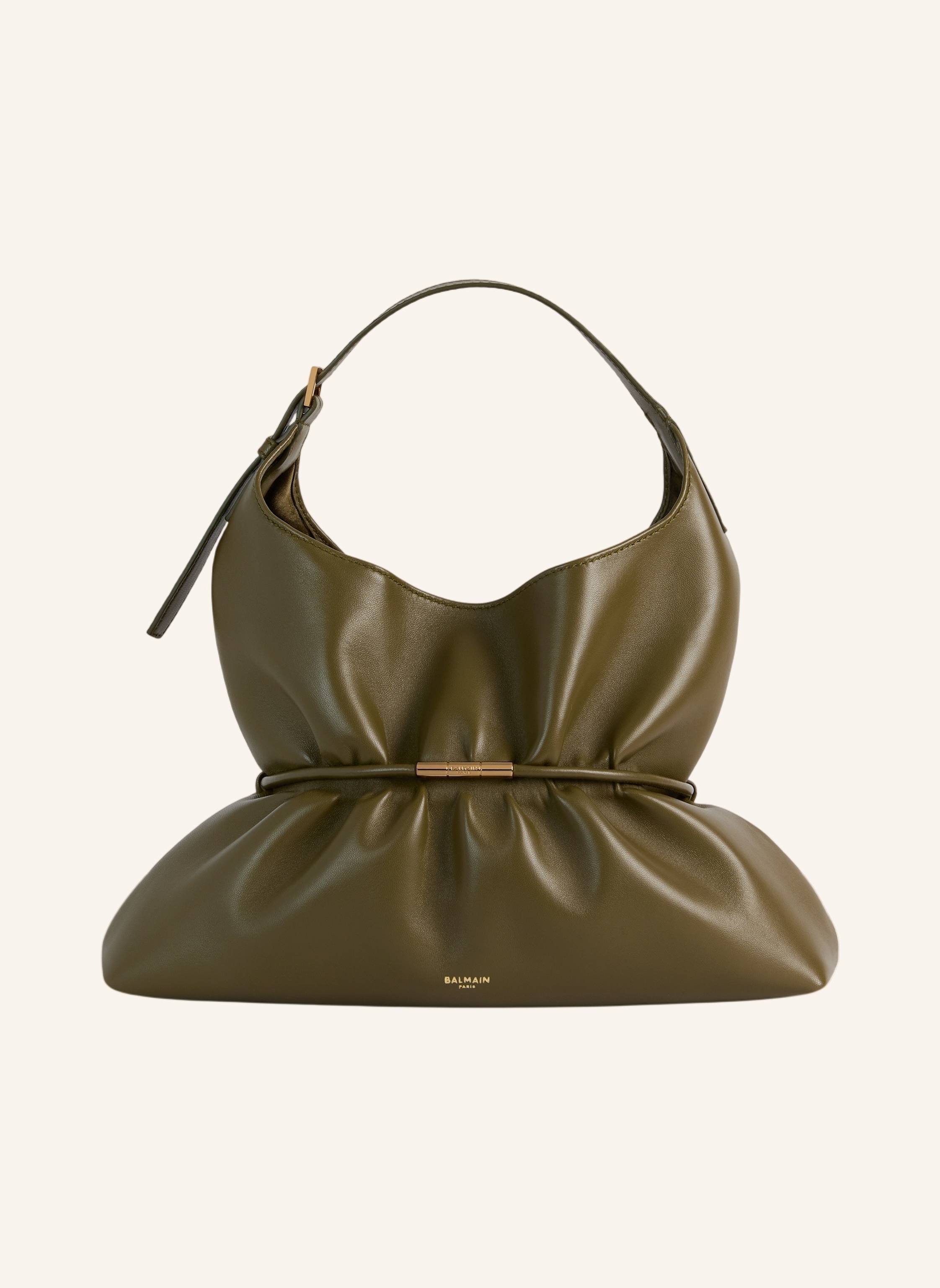 BALMAIN Mittelgroße Tasche SPHYNX aus Glattleder