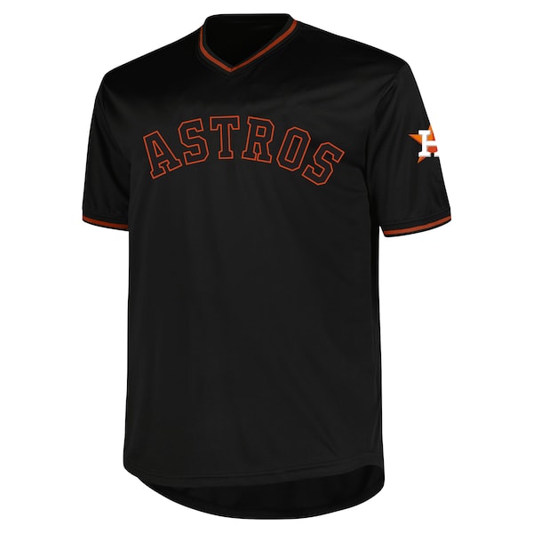 Houston Astros Profile Big & Tall Pop Fashion Jersey - Black