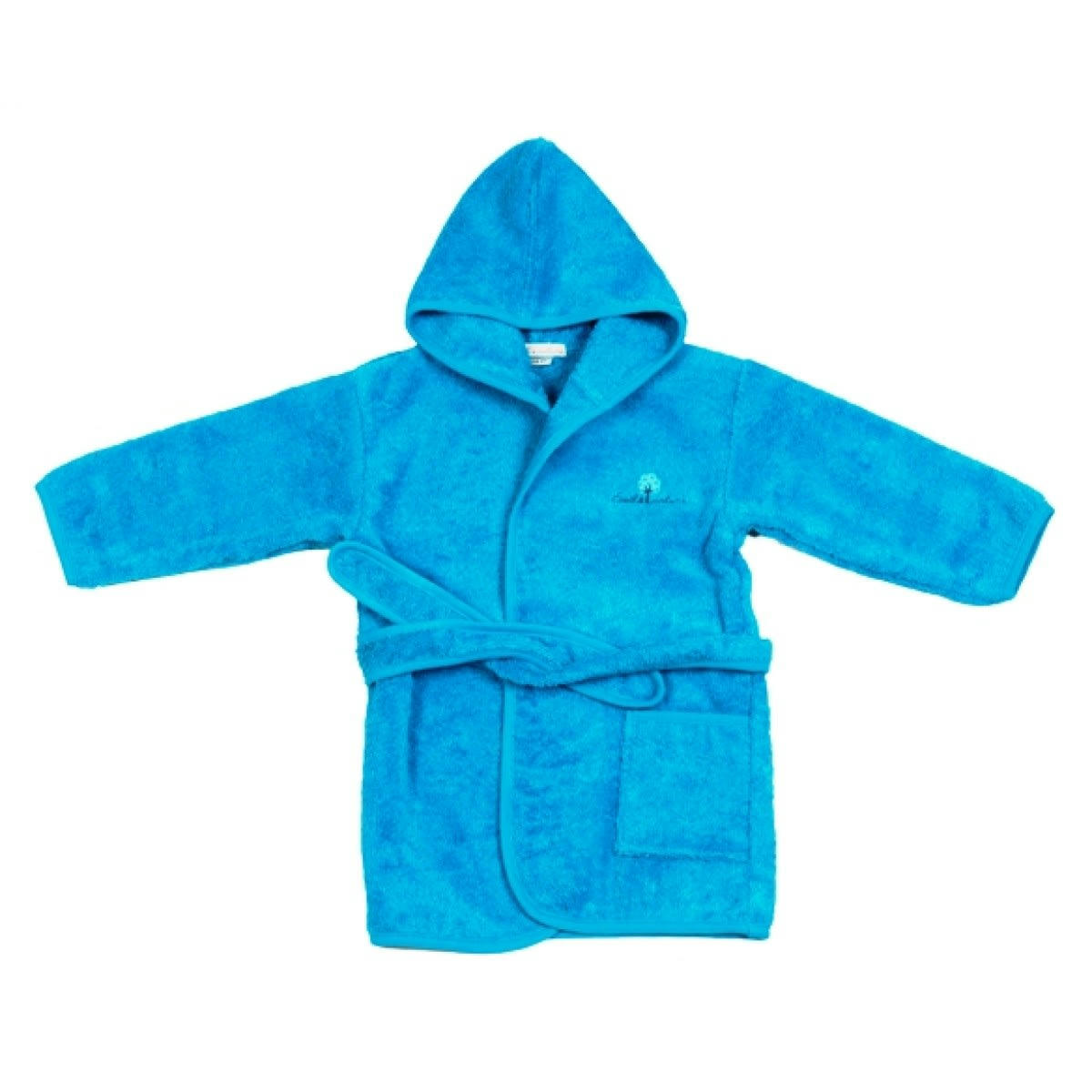 GAMME BIO UNIS - Peignoir 12/24 mois Coton bio Lagon