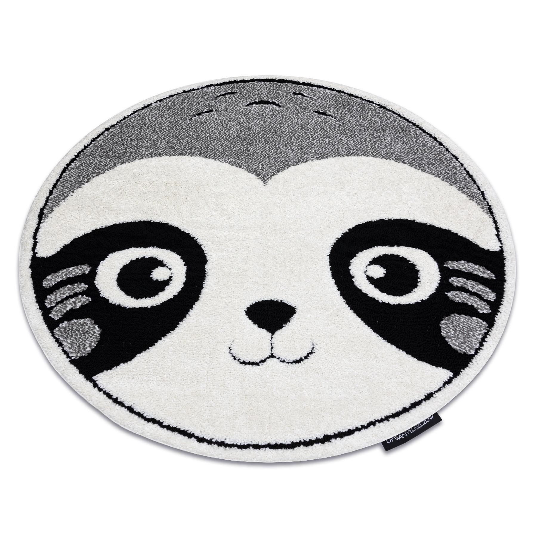 Dywan dziecięcy JOY Koło Panda miś, dla dzieci - koło 120 cm