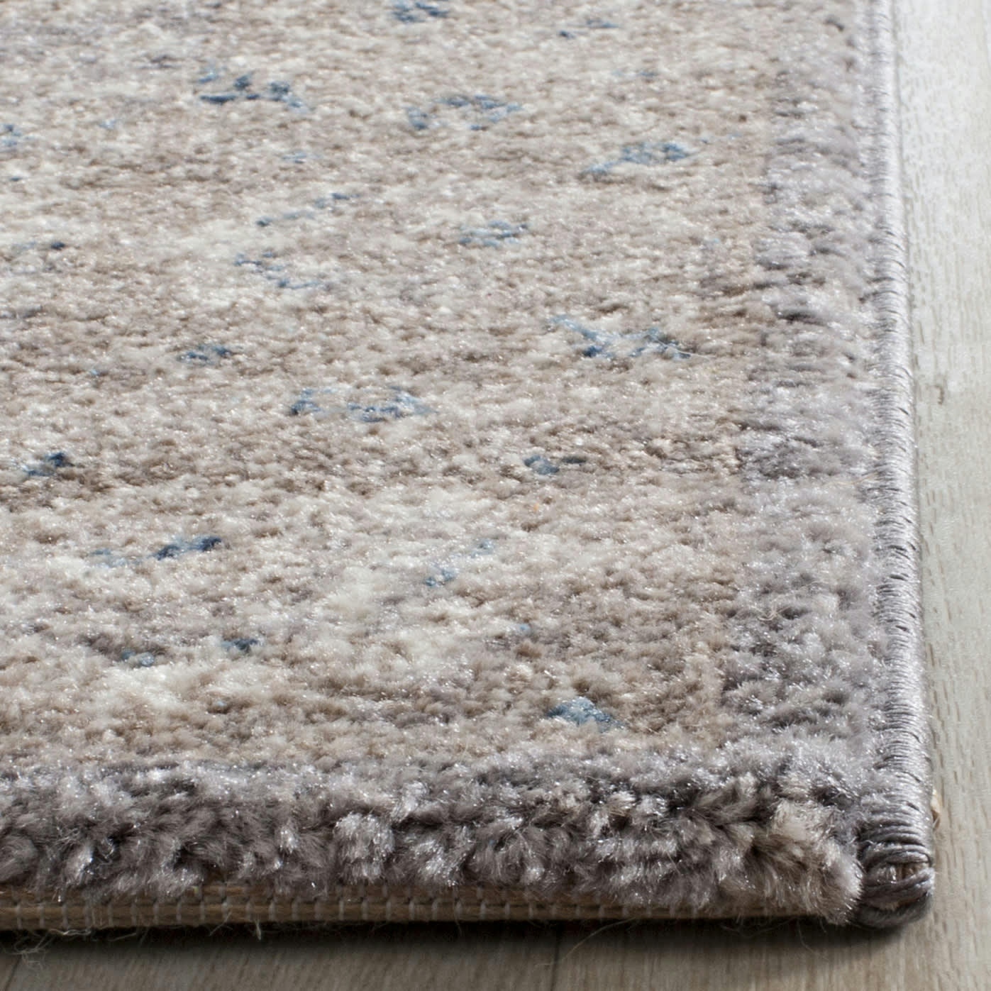 SOFIA - Tapis de salon interieur en gris clair & beige, 66 x 244 cm