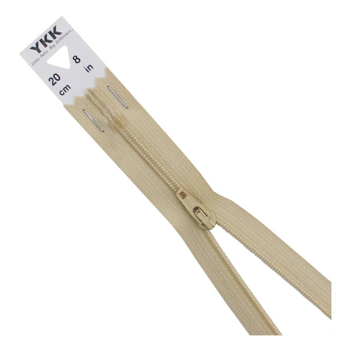 YKK Nude Dress and Skirt Zip 20cm