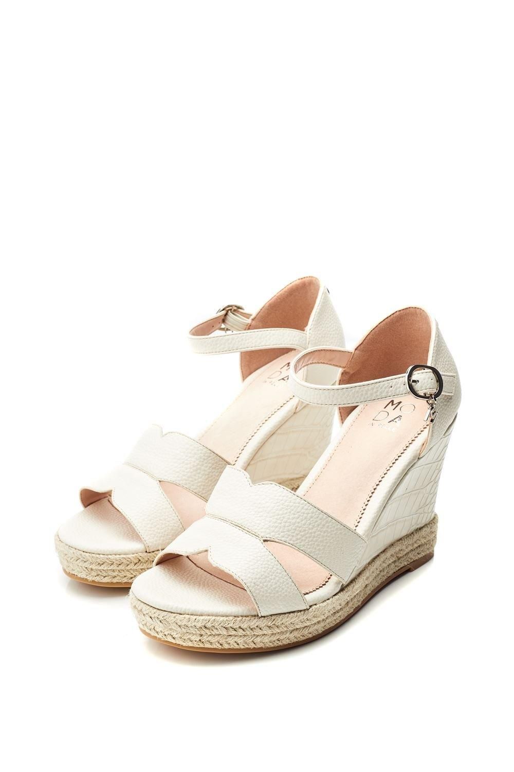 Moda In Pelle Rikolia' Patent Mocc Croc Wedges