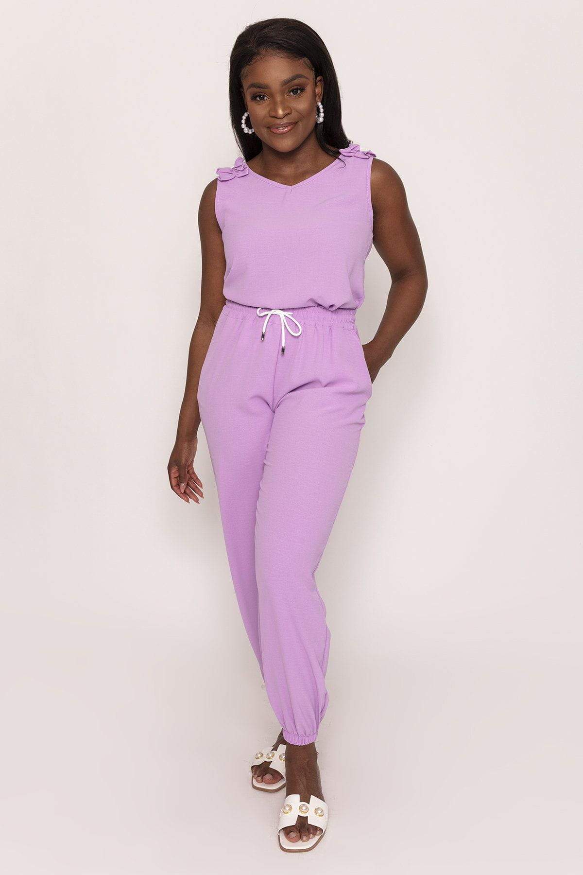 Jogger Trousers in Lilac
