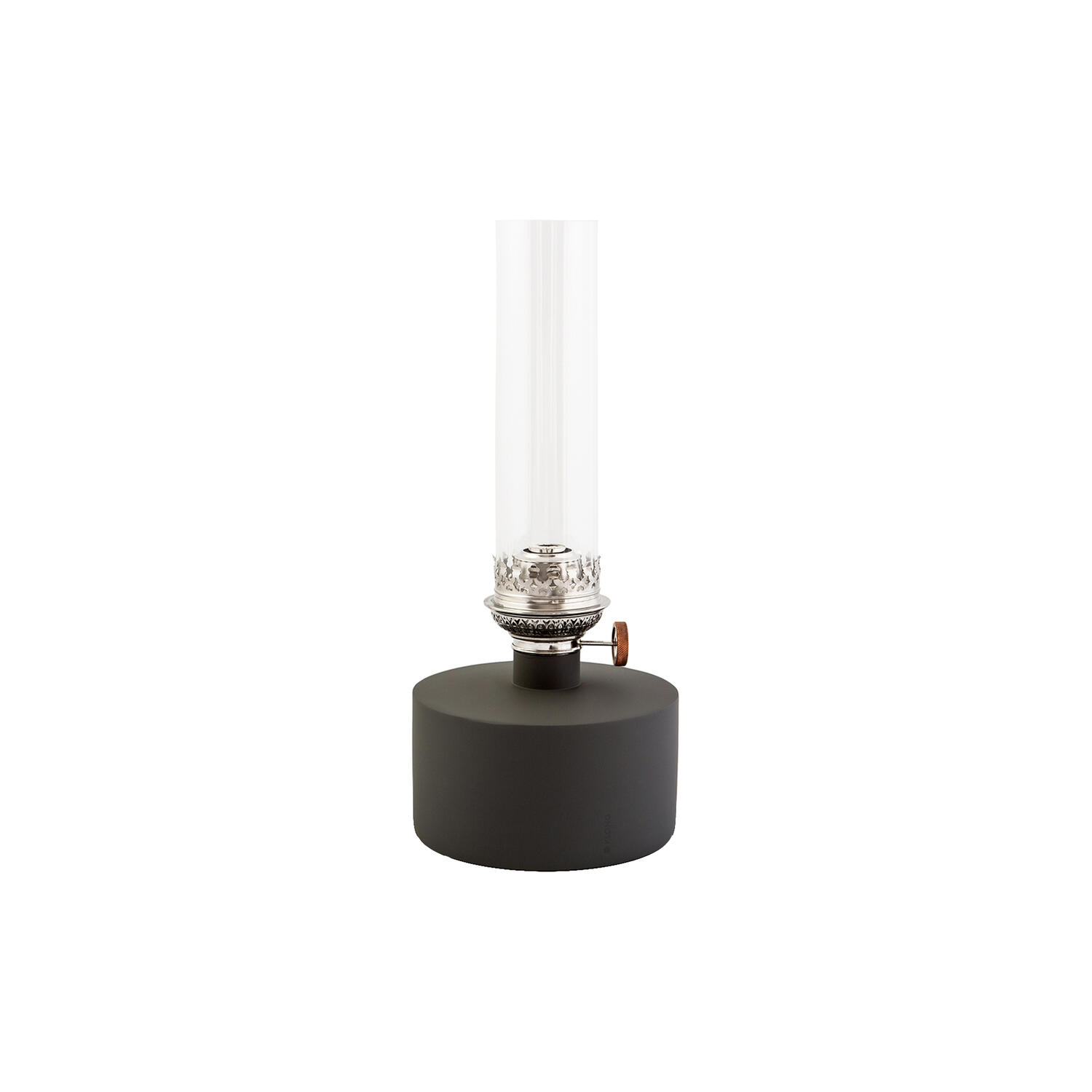 Patina Big Oil Lamp, grey