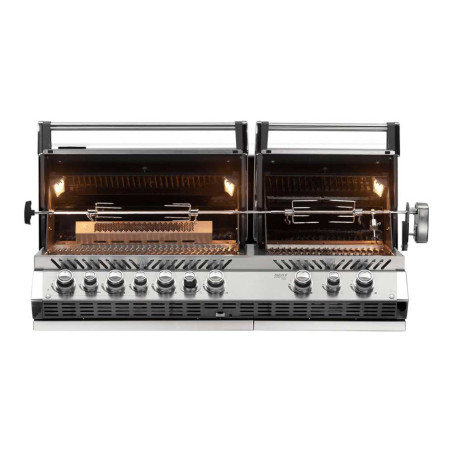 Barbecue gaz encastrable Prestige PRO 825   rôtissoire - Napoléon