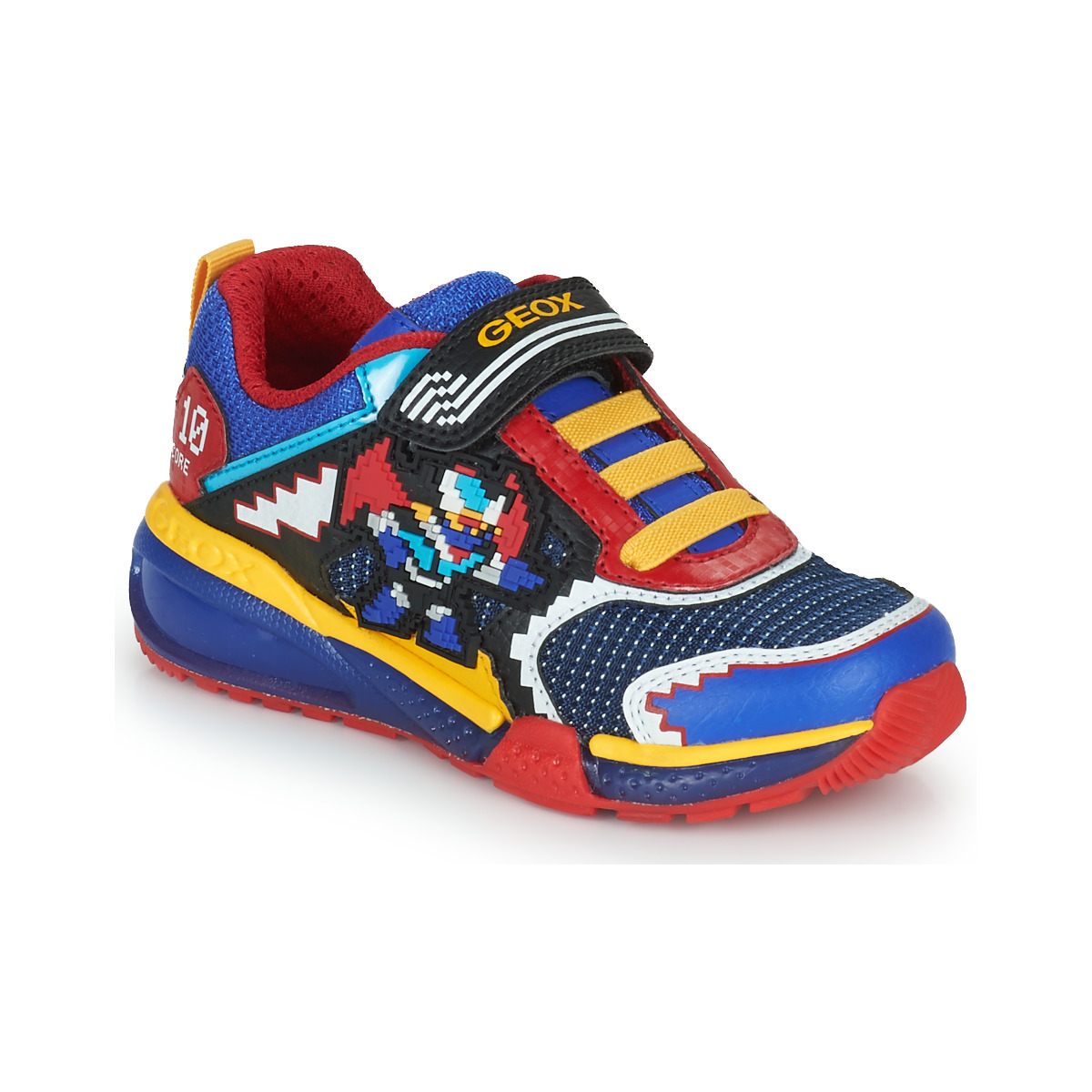 Geox - J BAYONYC BOY A - Blue / Red / Yellow