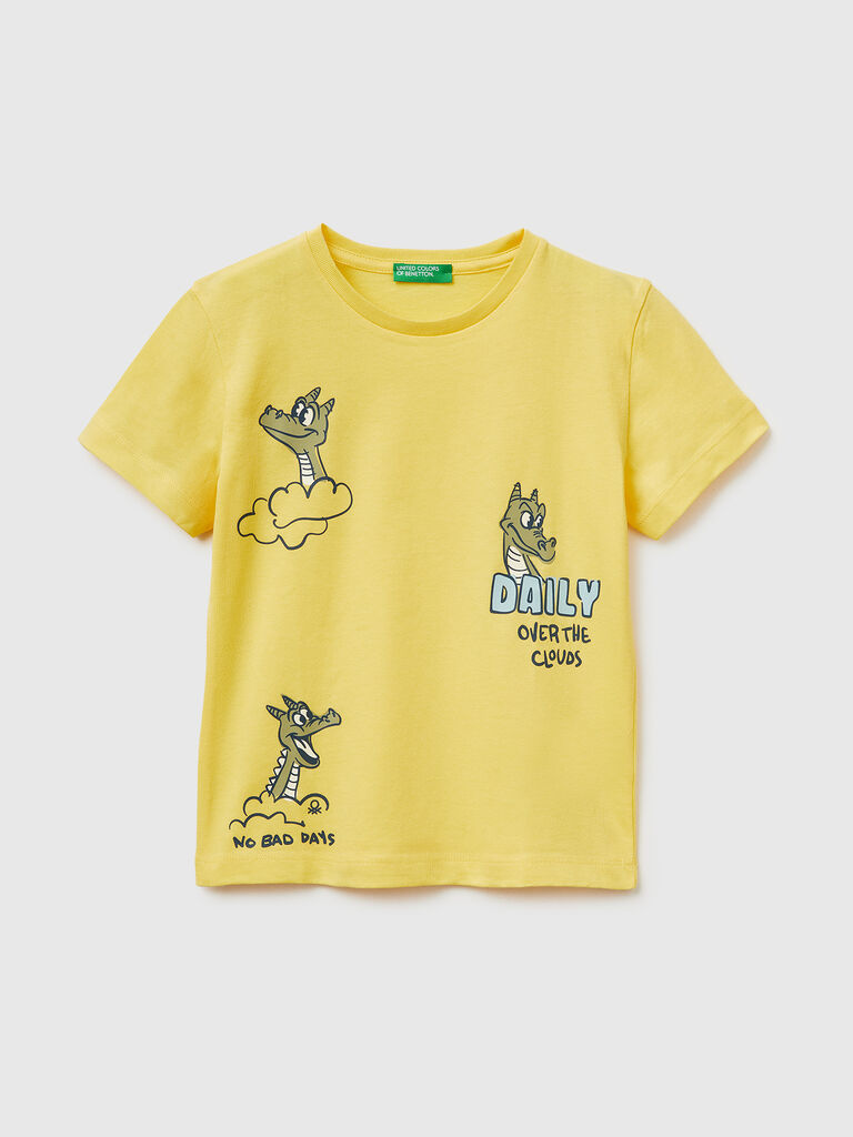 Crew neck T-shirt with print