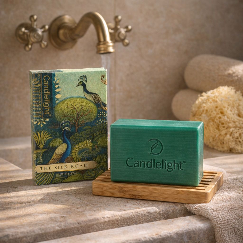 Candlelight The Silk Collection Road Bukhara Windermere Gift Boxed Hand Soap Bar