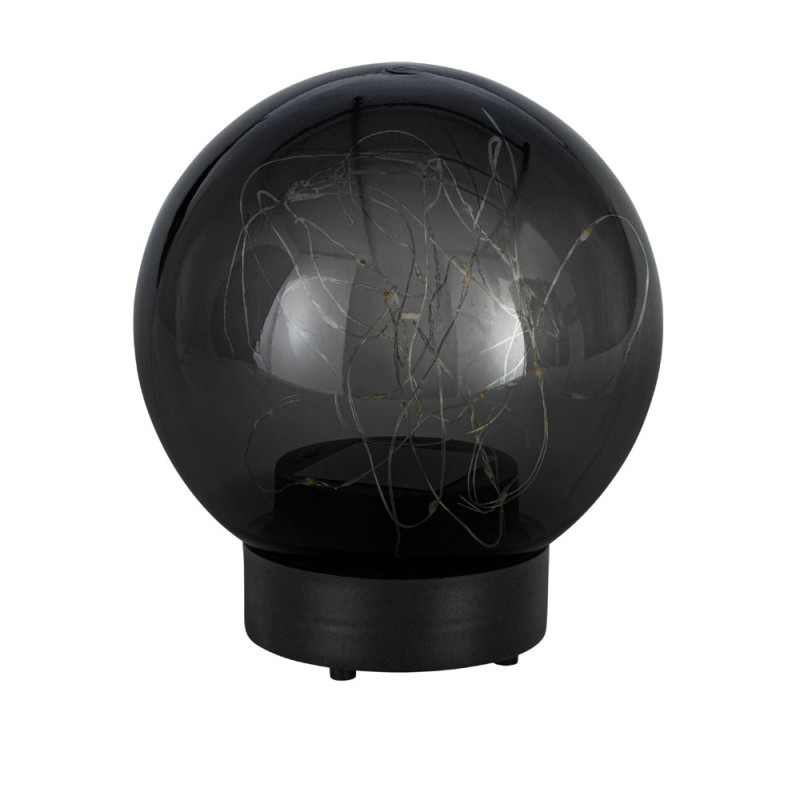 Lampe extérieure LED solaire noire Ø 15 cm 15 x 0,06 W EGLO