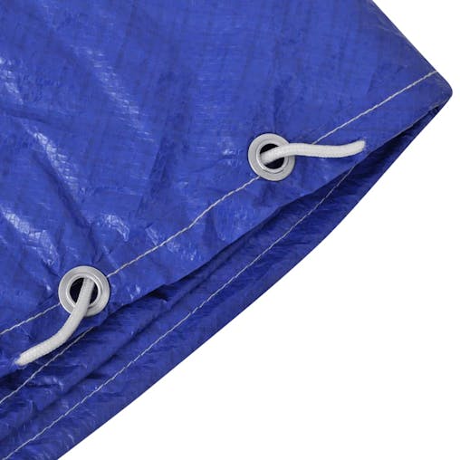 NNEVL Pool Covers 2 pcs PE Round 460 cm 90 g/m&sup2;